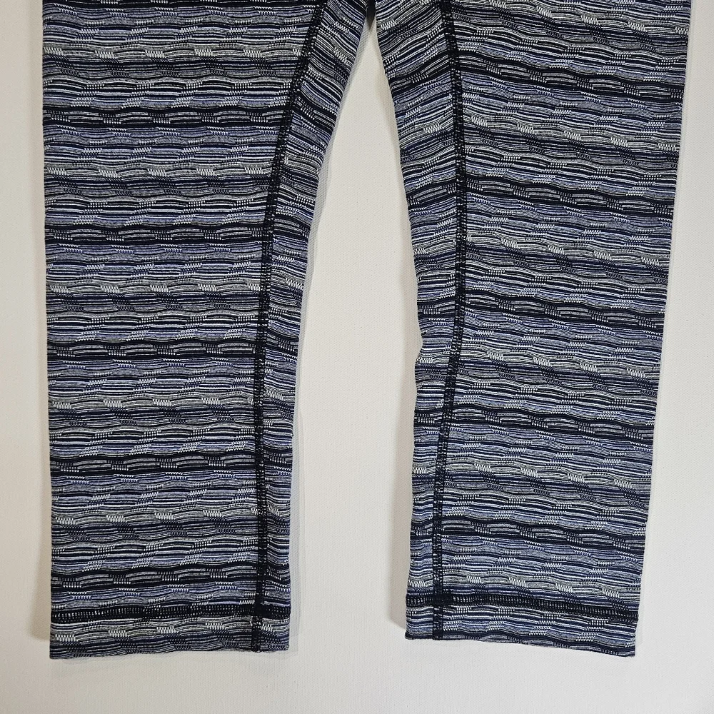 Lululemon Leggings‎ Womens 24 Blue Marbled Athletic Moisture Wicking Yoga Pants